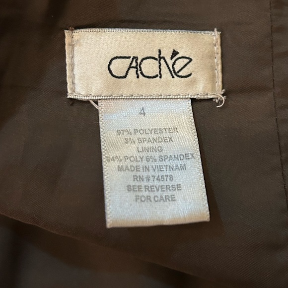 🍩Vintage Cache mini skirt animal print. Size 4 - Picture 4 of 5